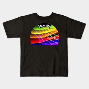 Rainbow Waves Kids T-Shirt